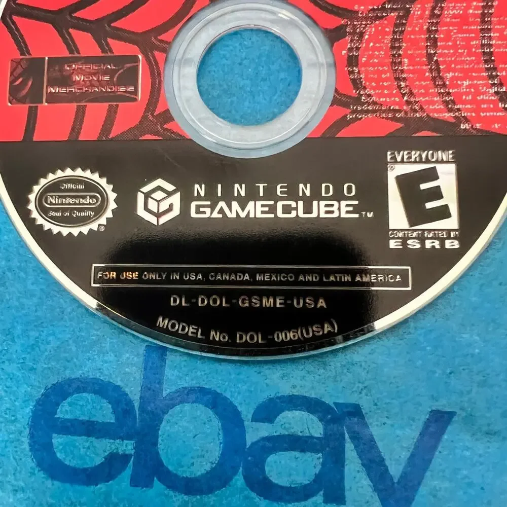 Spider-Man (Nintendo GameCube - 2002 - Marvel Activision) Disc Only - NOT TESTED